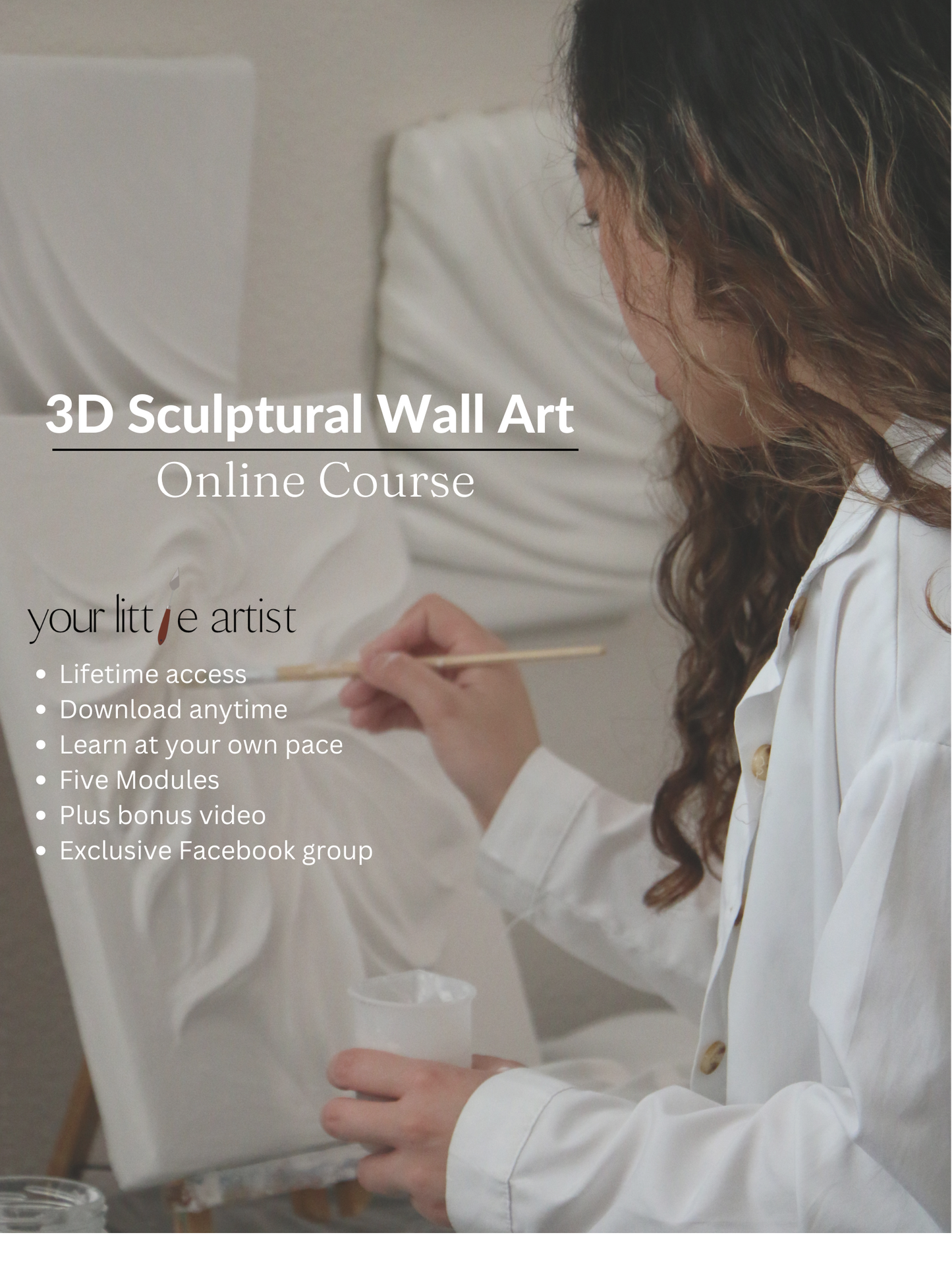 Online course - 3D sculpture wall art